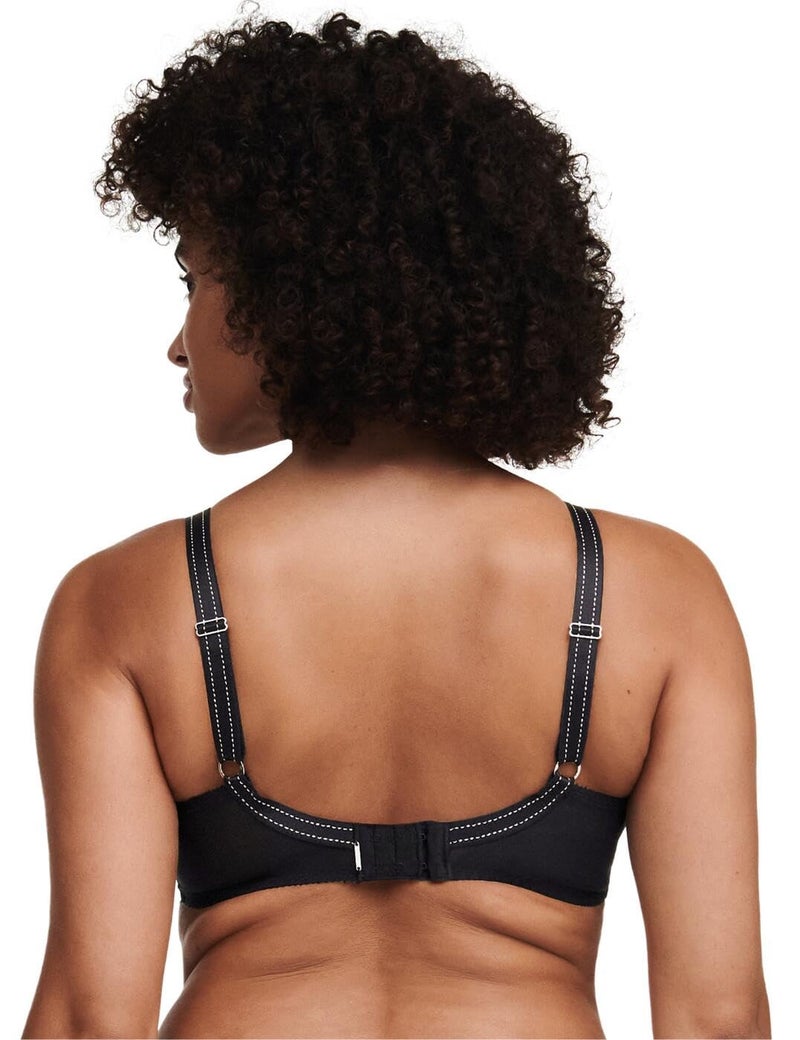 Chantelle Womens Rive Gauche Full Coverage Bra, Black, 34H US - Image 2
